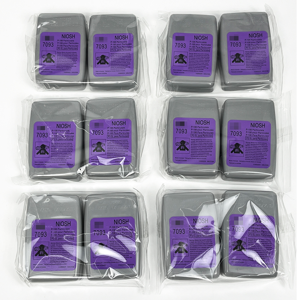 Reusable Activated Carbon 7093 Particulate Filter Cartridge Dust-Proof Breathing Safety Double Cartridge