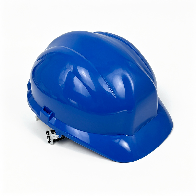 V-Type ABS Safety Hard Hat Adjustable Suspension Helmet with Chin Strap, Anti-smash Industrial Head Protection for Construction & Mining