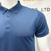 Factory Price Breathable Comfortable Adult Size Work Polo Shirts Polyester Button up Solid Color Shirts
