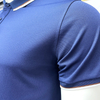 Fashion Design Blue Short Sleeve Cotton Breathable Casual Shirt Wholesale Price Regular Fit Button-up Shirt