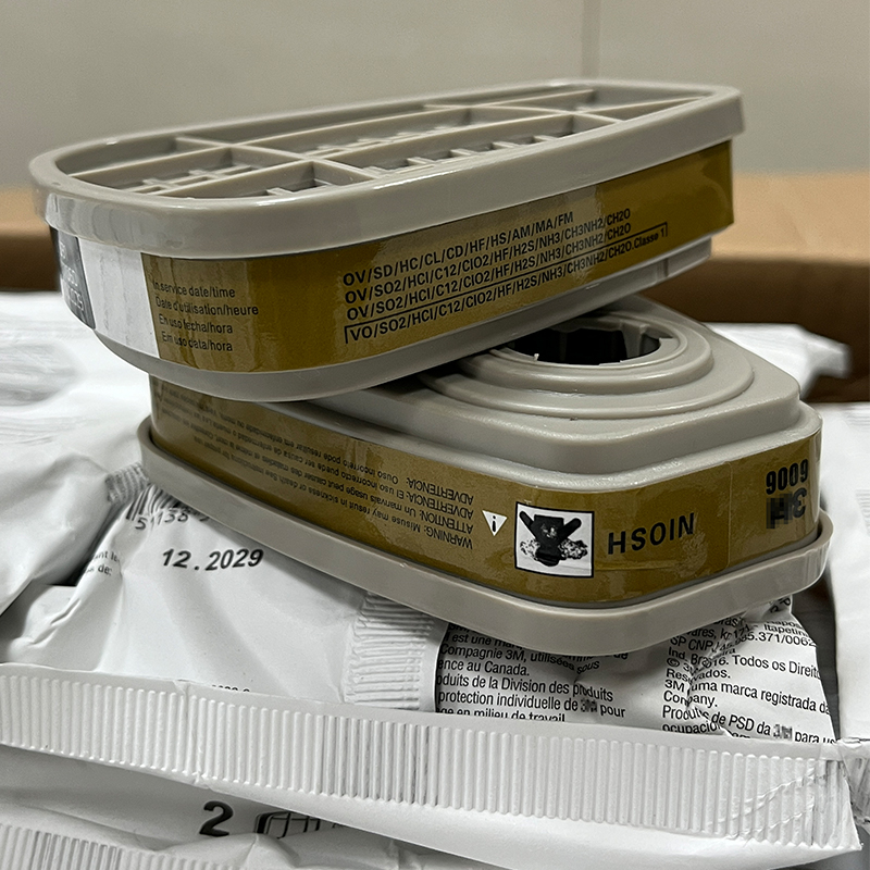 Protective Filter Box Mask Respirator Activated Carbon Dust Mask Filter Cartridge Respirator Air Filtering