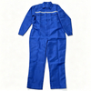 Hi Vis Breathable Anti-bacterial Cotton Polyester Overalls Reflective Multi Pockets Construction Safety Work Clothes