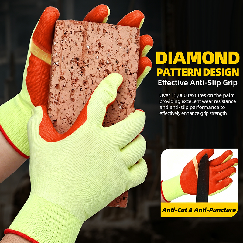 General Purpose Best Price Industrial Protective Work Labor Gloves Rubber Safety Gloves for Workers