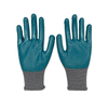 Hot Selling Nitrile Coated Anti Slip Wear Resistant Industry Construction Safety Work Labor Gloves