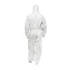 Full Body protection White Disposable Safety Protective Work Garment Waterproof Non Woven Coverall Suit