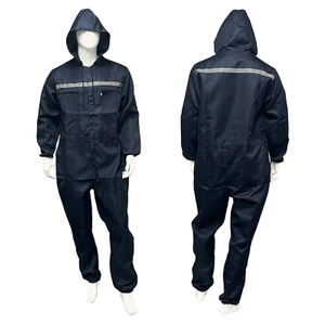Polyester Antistatic Protective Overall Reflective Tape Reusable Wear-resistant Safety Weeding Coverall