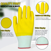 Customizable Colors Wholesale Rubber Coated Gloves Anti-slip Safety Industrial Garden Gloves for Work
