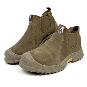 Labor Protection Shoes Anti-smashing Steel Toe High Cut Wear-resistant Safety Boots