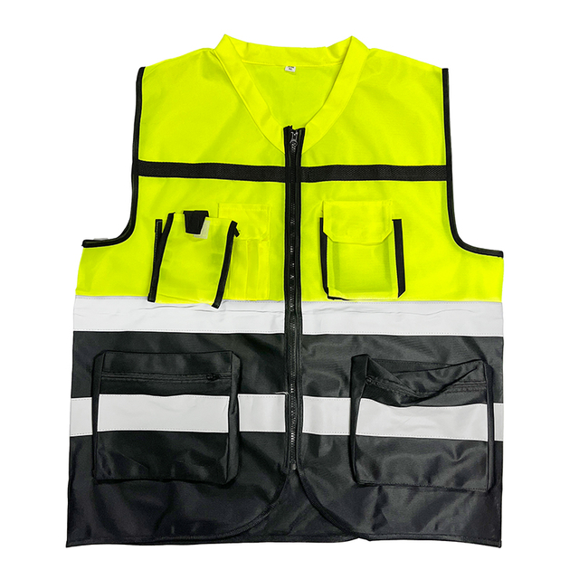 Customized High Visibility Reflective Safety Vest For Construction
