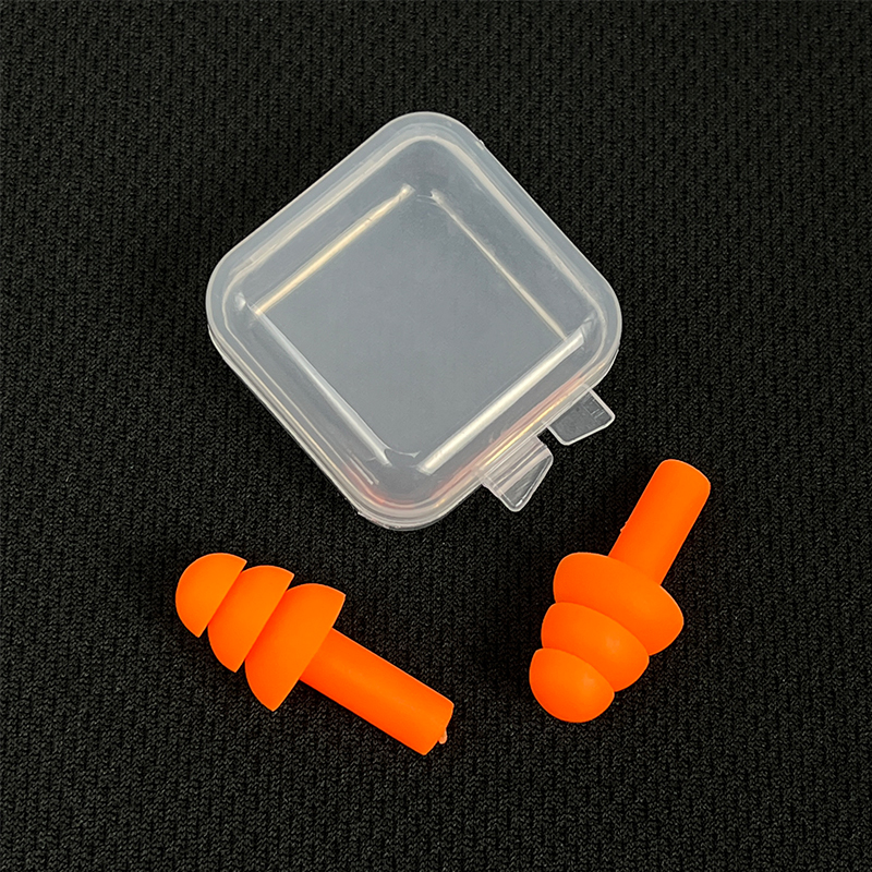 Soft Reusable Hearing Protection Washable Comfortable Silicone Sound Proof Earplug