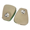 Portable Acid Gas and Organic Vapor Filter 6004 Safety Gas Mask Double Filters