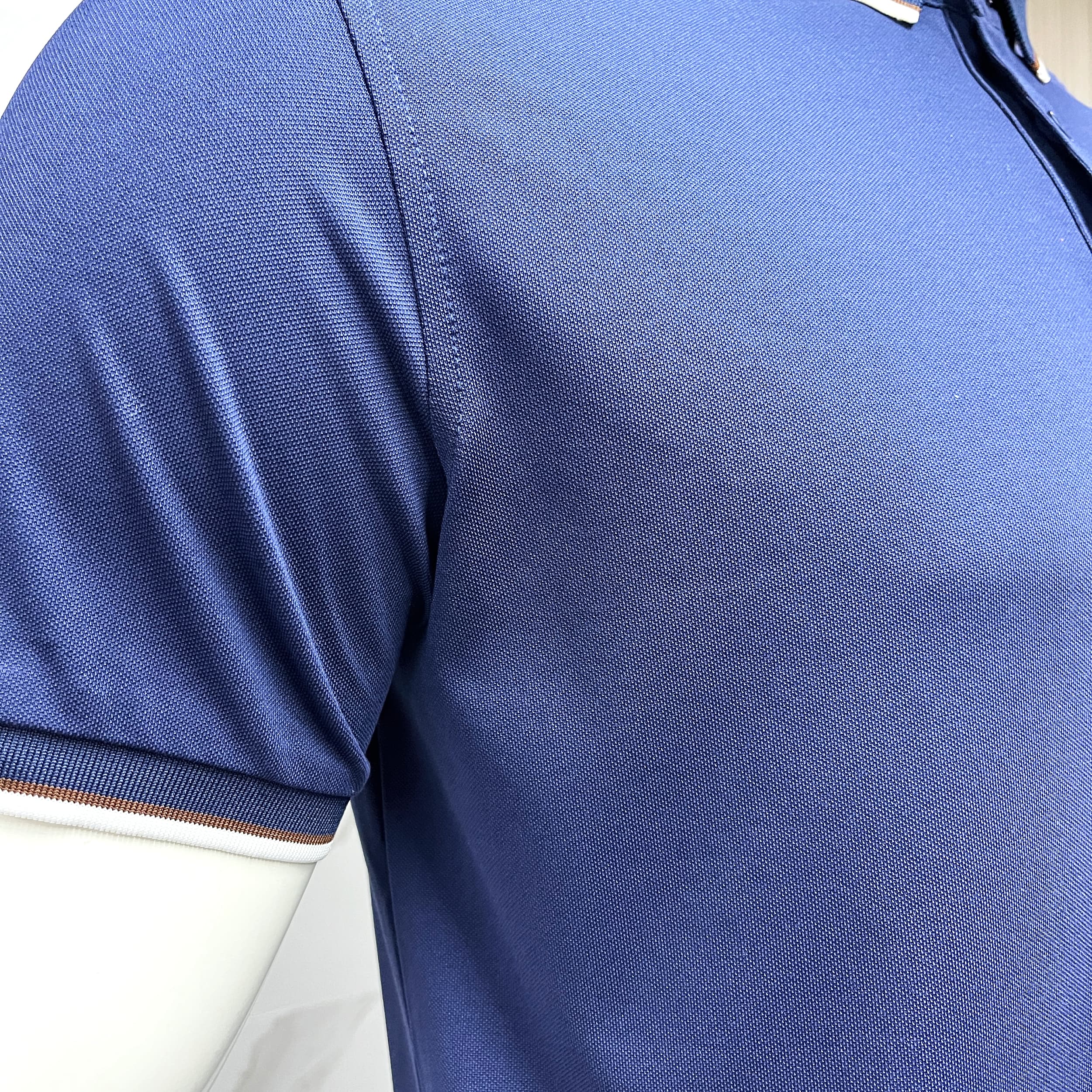 Fashion Design Blue Short Sleeve Cotton Breathable Casual Shirt Wholesale Price Regular Fit Button-up Shirt