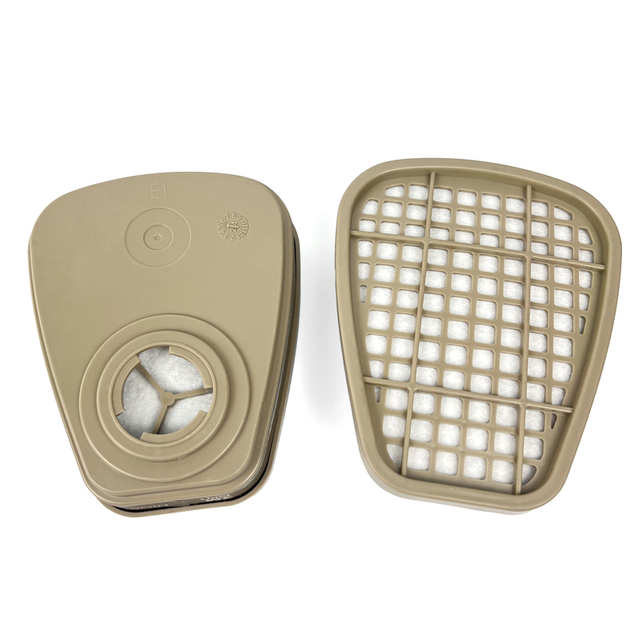 Protective Filter Box Mask Respirator Activated Carbon Dust Mask Filter Cartridge Respirator Air Filtering
