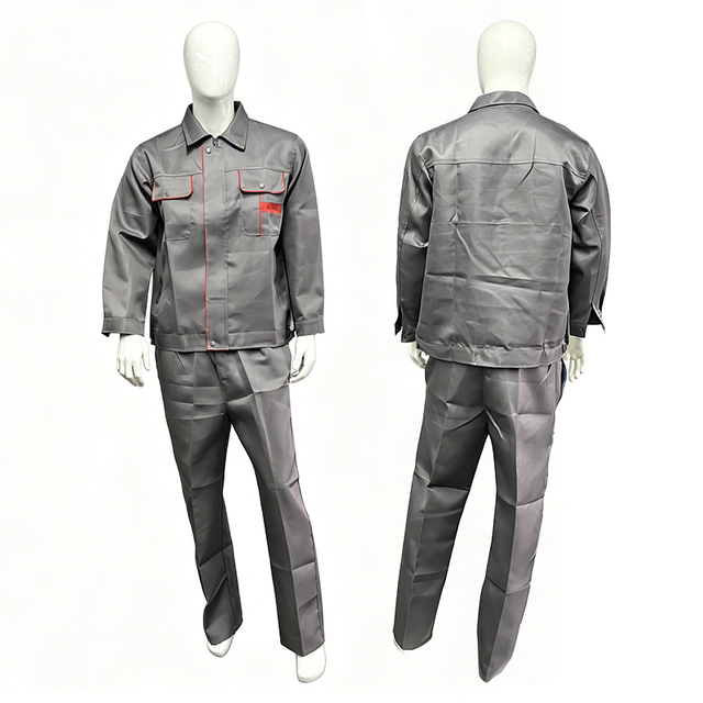 Cotton Working Safety Clothes Breathable Construction Durable Long-sleeve Workshop Safety Suit