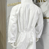 Full Body protection White Disposable Safety Protective Work Garment Waterproof Non Woven Coverall Suit
