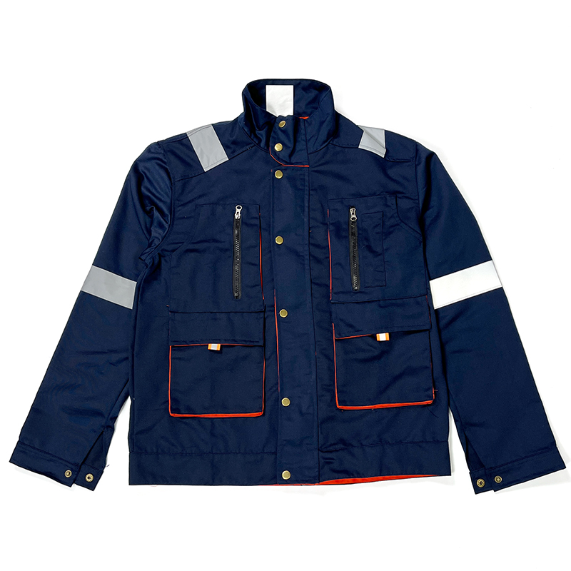 Breathable Long Sleeve Regular Fit Workwear Industrial Working Clothes Heavy Duty Mechanic Safety Uniform