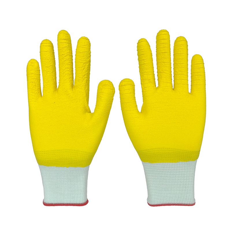 Customizable Colors Wholesale Rubber Coated Gloves Anti-slip Safety Industrial Garden Gloves for Work