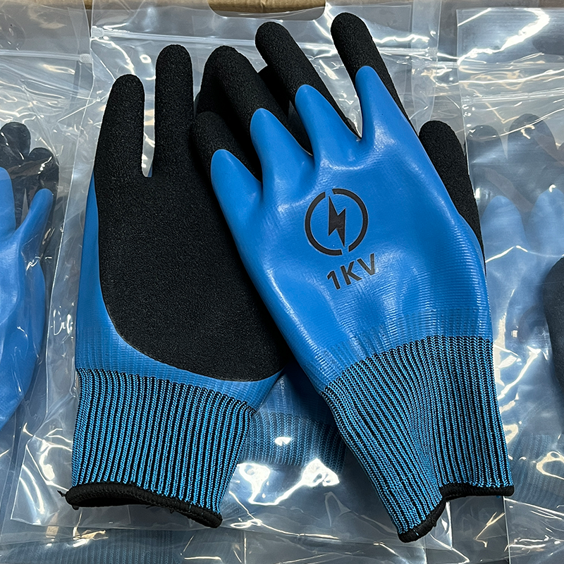 1KV Electrical Gloves Electrical Safety Insulated Gloves For Electrician