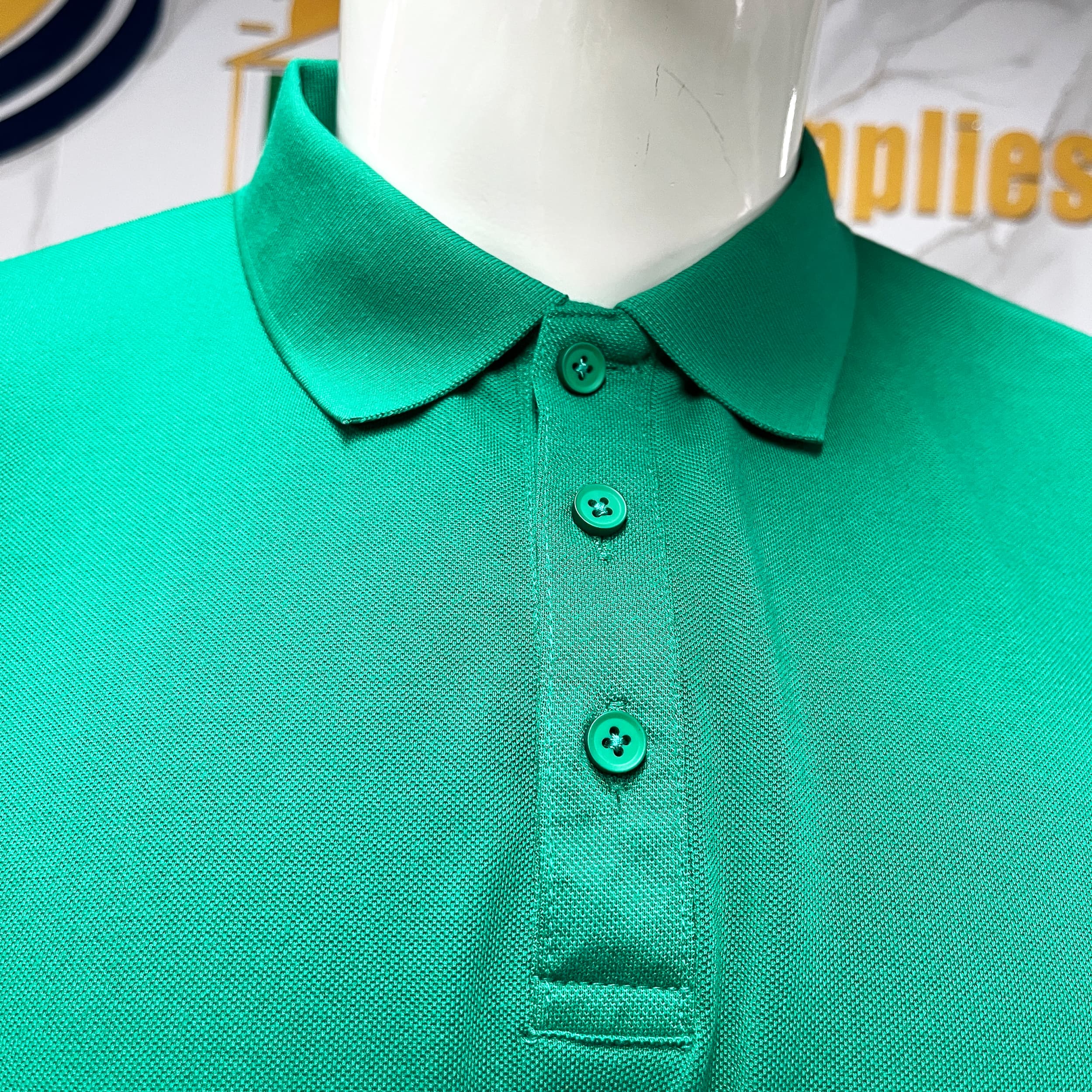 Wholesale Men 100% Polyester Work Shirt Custom Logo Breathable Quick Dry Uniform Workwear Polo Shirts