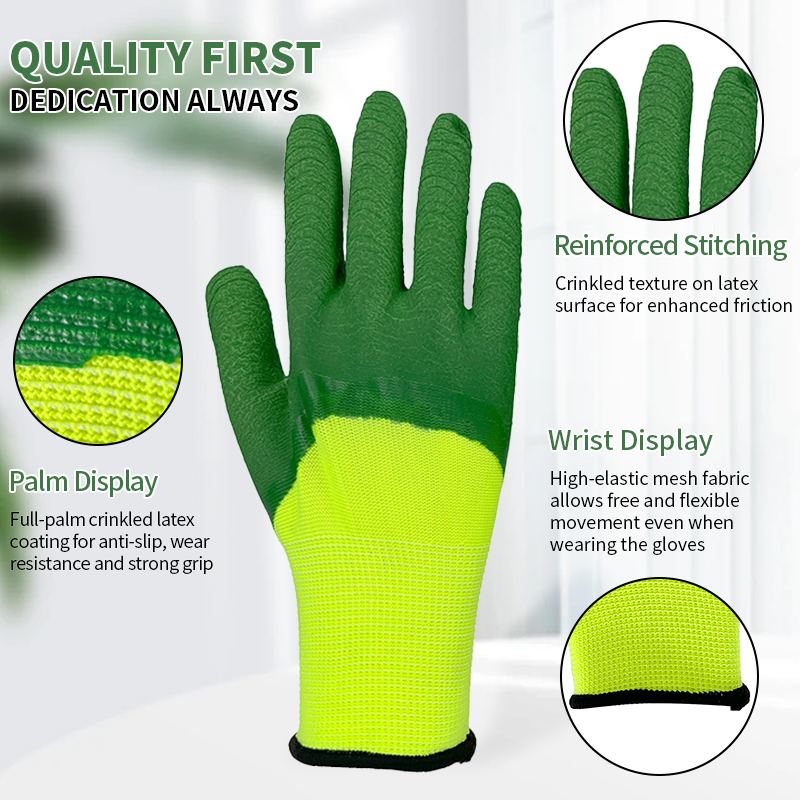 Best Quality Labor protection Wear-resistant Anti-slip Construction Work Gloves Hand Safety Work Gloves