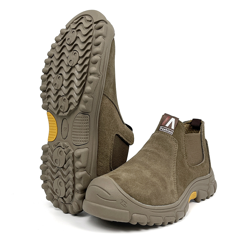 Labor Protection Shoes Anti-smashing Steel Toe High Cut Wear-resistant Safety Boots