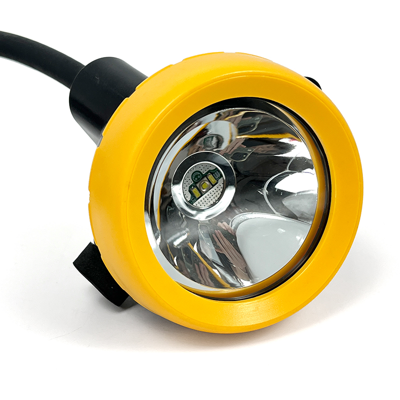 Rechargeable LED Miner Headlamp Waterproof 7.8Ah Li-ion Battery Underground Light