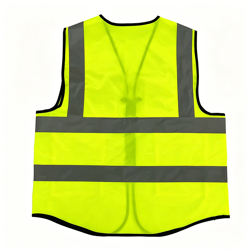 Multi-Purpose Reflective Safety Vest High Visibility Breathable Multi-pocket Zippered Safety Vest 