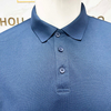 Factory Price Breathable Comfortable Adult Size Work Polo Shirts Polyester Button up Solid Color Shirts