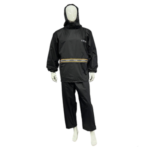 Heavy Duty Polyester Reflective Industrial Safety Rainwear for Construction Work