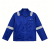 Industrial Workwear Uniforms Construction Worker Safety Work Clothes with Reflective Tape