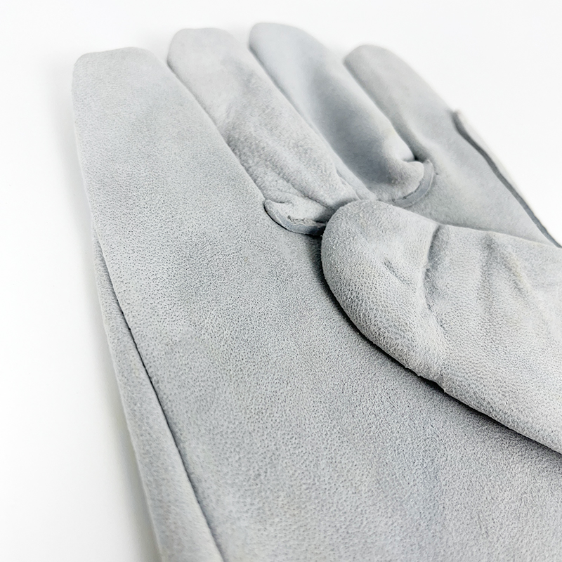 Low Price Industrial Labor Safety Hand Protective Gloves Solid Sheepskin Leather Safety Welding Work Gloves