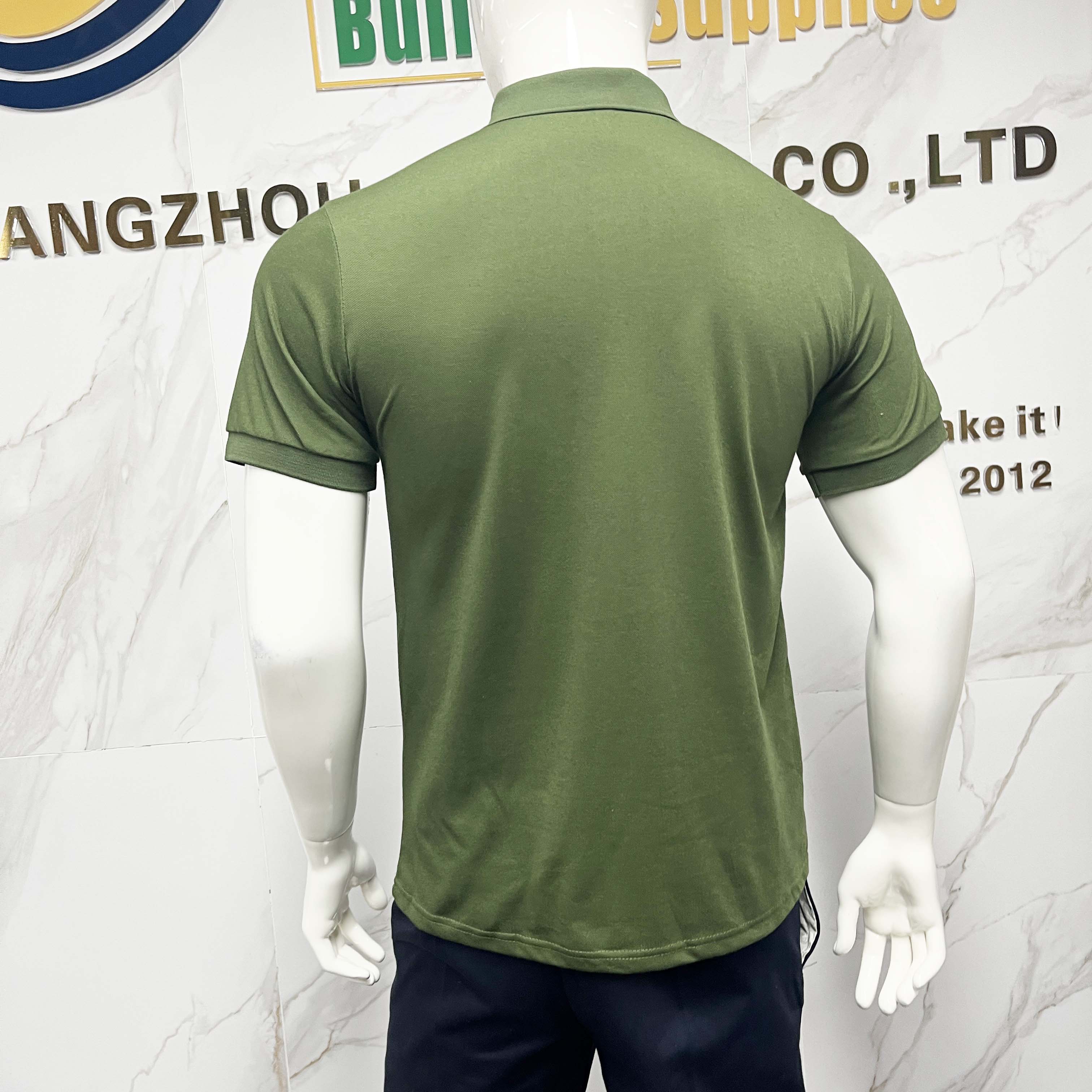 Dry Fit Polyester Collar Neck Men Polo T-Shirt Lightweight Quick Dry Breathable Fabric Comfortable Workwear Shirt