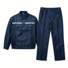 Workshop Two Piece Custom Uniform Mechanic Safety Workwear Cotton Reflective Material Breathable Safety Uniform