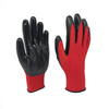 New Promotion Price Durable Vibrant Color Heavy Duty Industrial Gloves Nitrile Safety Labor Gloves