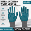 Hot Selling Nitrile Coated Anti Slip Wear Resistant Industry Construction Safety Work Labor Gloves