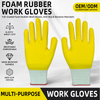 Customizable Colors Wholesale Rubber Coated Gloves Anti-slip Safety Industrial Garden Gloves for Work