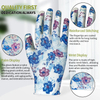Printed Nitrile General Purpose Labor protection Gloves Wholesale Price Lightweight Breathable Gardening Gloves