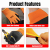 Competitive Price Construction Work Men Protection Latex Rubber Winter Industry Safety Warming Gloves