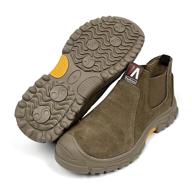 Labor Protection Shoes Anti-smashing Steel Toe High Cut Wear-resistant Safety Boots