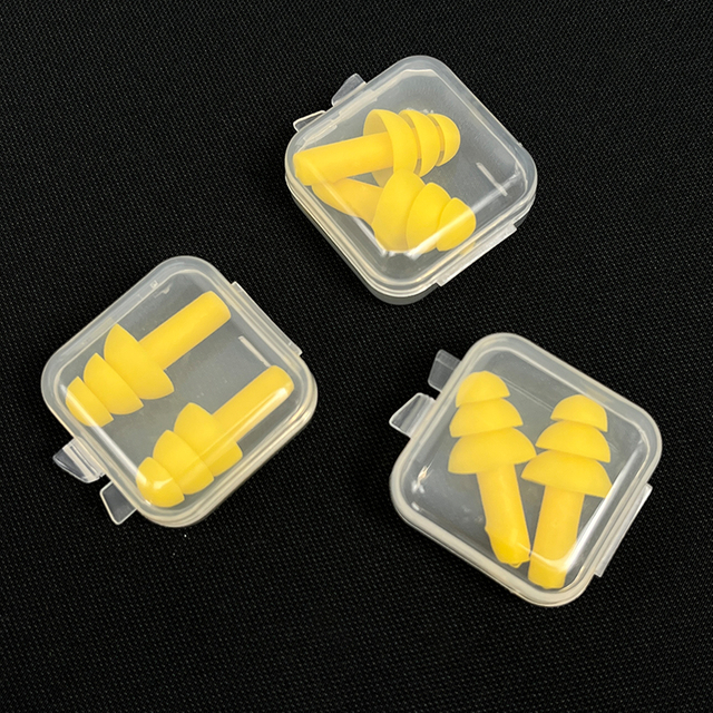Soft Portable Silicone Earplug Reusable Noise-Canceling Washable Earplugs