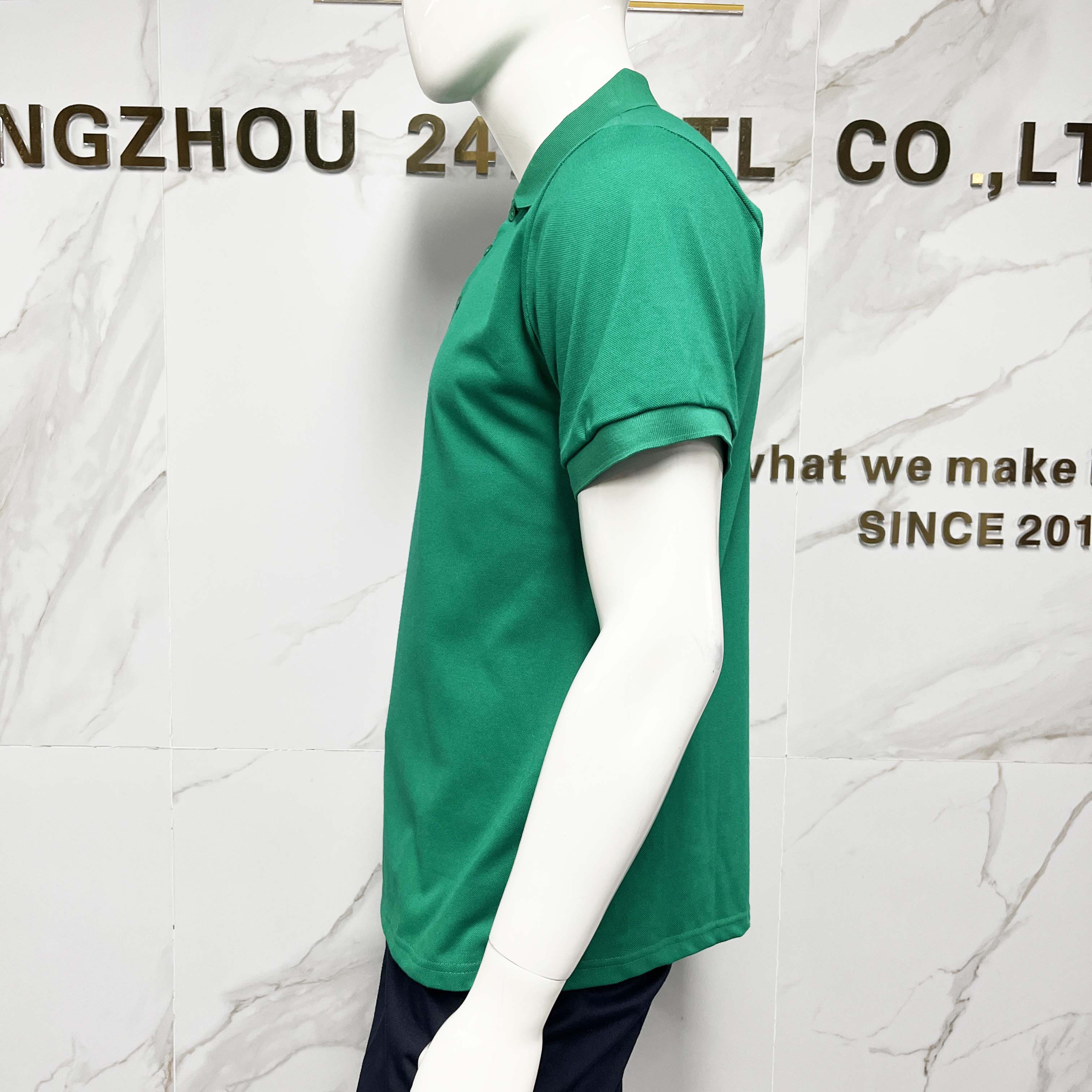 Solid Color Men's Workwear High Quality Polyester Cotton Knitted Breathable Button up Workwear Shirts