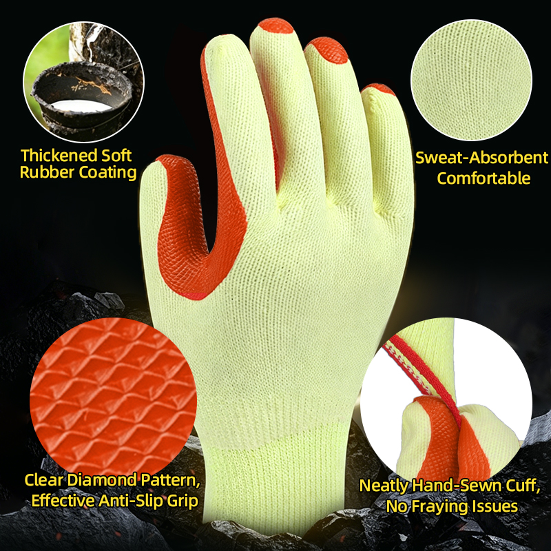 General Purpose Best Price Industrial Protective Work Labor Gloves Rubber Safety Gloves for Workers