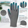 Hot Selling Nitrile Coated Anti Slip Wear Resistant Industry Construction Safety Work Labor Gloves