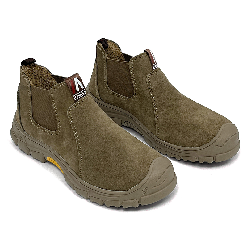 Labor Protection Shoes Anti-smashing Steel Toe High Cut Wear-resistant Safety Boots