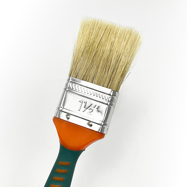 High Quality Mixture Bristle Paint Brush with Rubber Handle