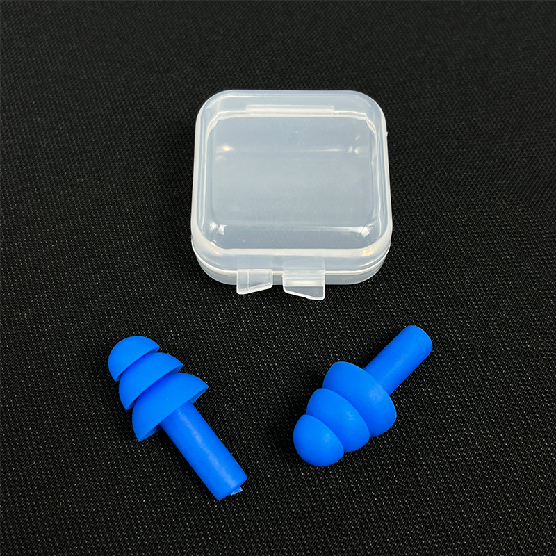 Soft Portable Silicone Earplug Reusable Noise-Canceling Washable Earplugs