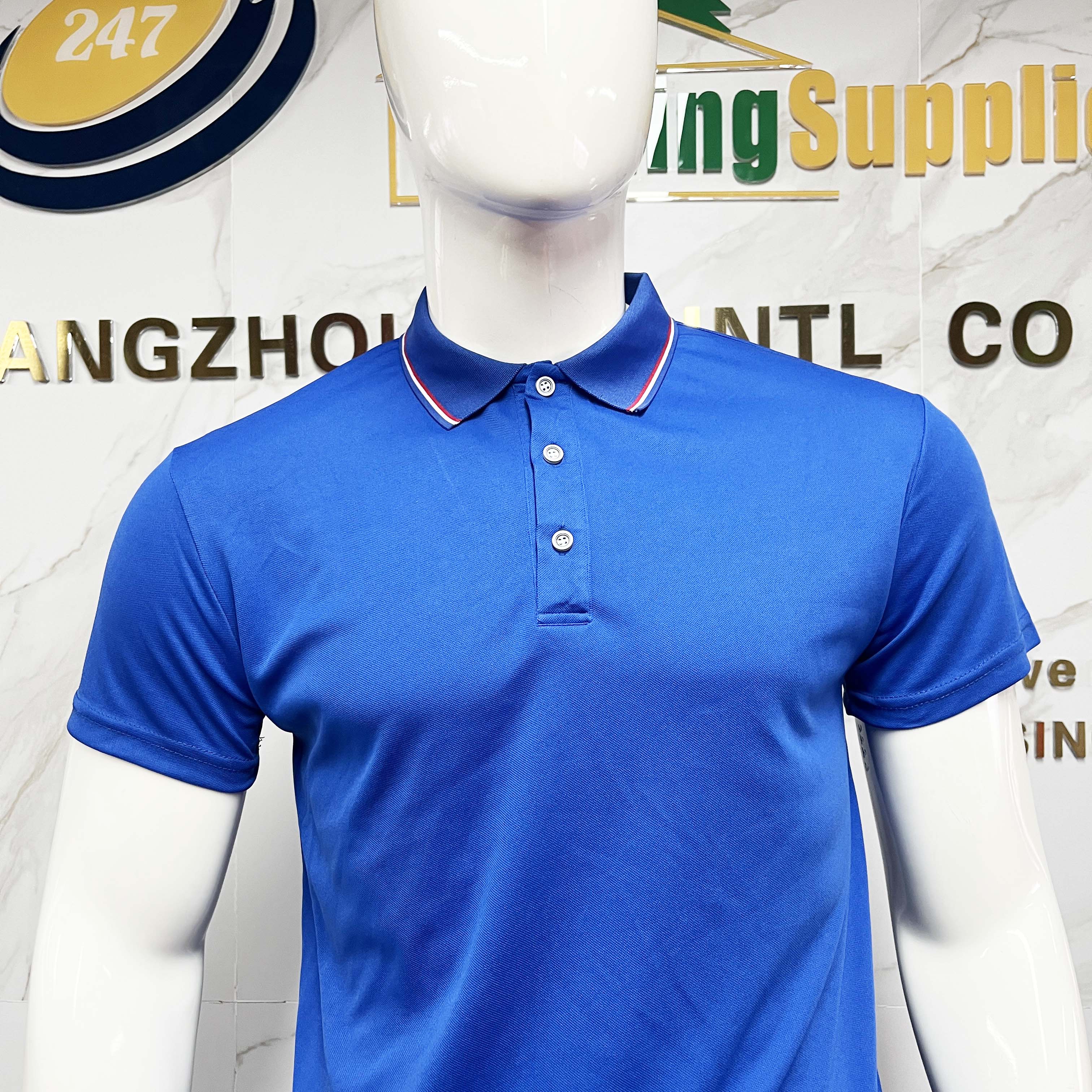 Latest Design Men's Custom Logo Quick-Dry Casual Comfortable Short Sleeve Work Polo Shirt