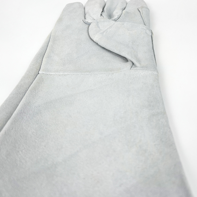 Low Price Industrial Labor Safety Hand Protective Gloves Solid Sheepskin Leather Safety Welding Work Gloves