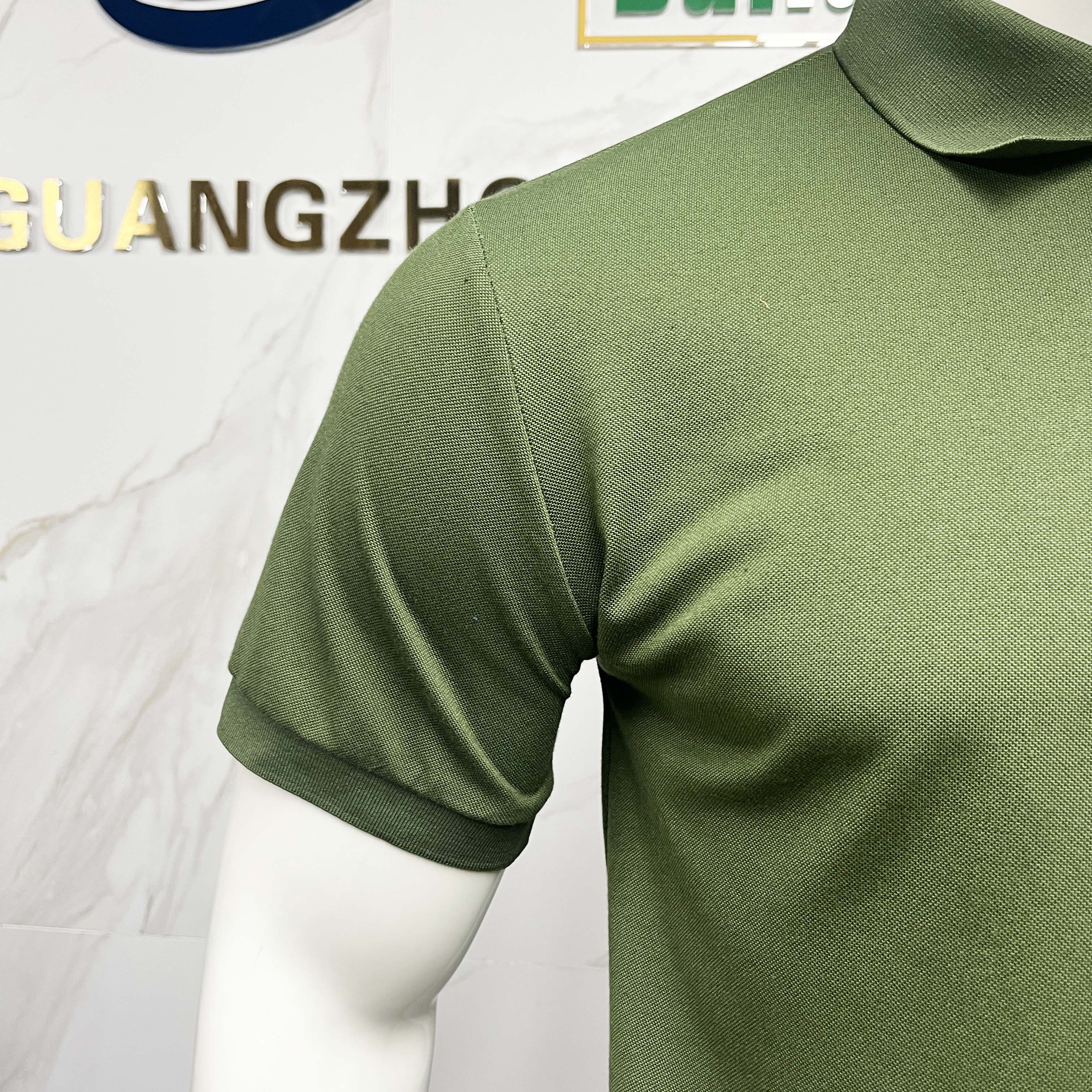 Dry Fit Polyester Collar Neck Men Polo T-Shirt Lightweight Quick Dry Breathable Fabric Comfortable Workwear Shirt