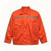 High Visibility Flame-Resistant Breathable Cotton Construction Worker's Uniform Custom Design Safety Workwear